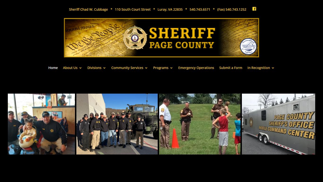 Page County Sheriff's Office | Citizens First